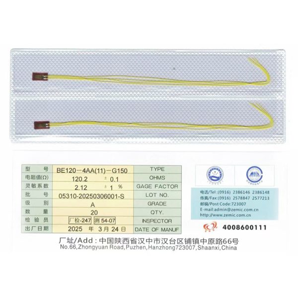 材料应力分析应变片-BE120-4AA(11)-G150